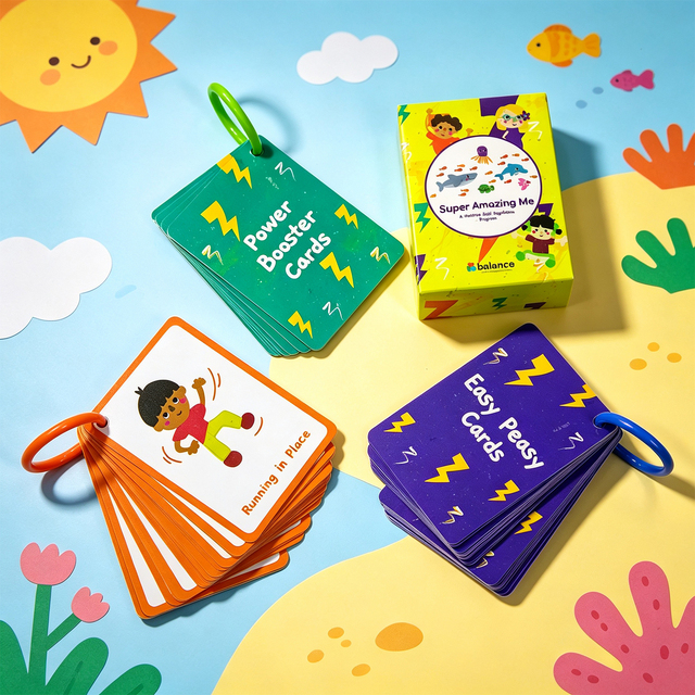 Customized Educational Flash Cards for Toddlers-Durable Rounded Corners Color Box Packaging Custom Designs & Printing Services