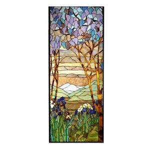 Panel de Vidrio Tiffany Hecho a Mano en China con Diseño de Árbol Otoñal, 5mm de Grosor, para Ventana, Puerta o Pared, Decoración con Doble Acristalamiento - Product Image 6