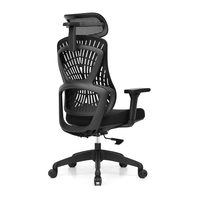 Chaises de bureau Foshan certifiées BIFMA, chaise de patron de luxe haut de gamme, ergonomique, avec soutien lombaire, chaise de bureau en tissu maillé