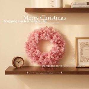Nouvelle Guirlande Décorative <span class=keywords><strong>de</strong></span> Noël Rose <span class=keywords><strong>en</strong></span> PVC Écologique 2026, 27m <span class=keywords><strong>de</strong></span> Long, 40cm <span class=keywords><strong>de</strong></span> Large, Modèle CS-T-2666, Style Europé<span class=keywords><strong>en</strong></span> et Américain - Product Image 2