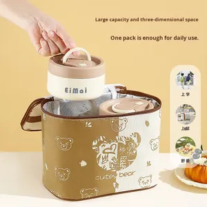 Mochila Térmica Personalizada Fengqian de Material <span class=keywords><strong>Oxford</strong></span>, con Cierre de Cremallera, Capacidad de 8L, Moderna y Sencilla, para Estudiantes - Product Image 1
