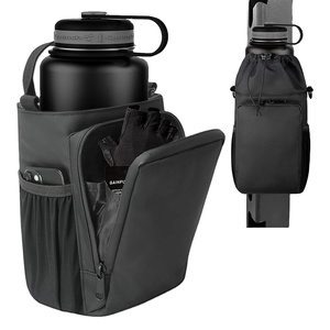 Bolsa de Gimnasio para Venta en Vivo de Comercio Electrónico, Botella Magnética Portátil de Poliéster con Ventosa Magnética de Hierro para Agua - Product Image 1