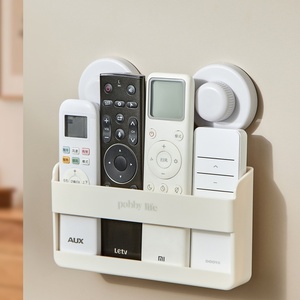 Non-slip Remote Holder Remote <b>Control</b> Box Strong Load Bearing Storage Data Cable Receiving Hole Phone <b>Stand</b> for Household - Product Image 3