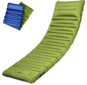 وسادة محمولة قابلة للطي وملحقة بوسادة مقاومة للرطوبة قابلة للنفخ أوتوماتيكيا لنزهات التخييم-تضخم - Product Image 1