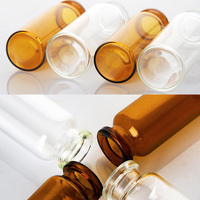 Flacon en verre transparent ambre d'injection de flacon pharmaceutique standard YBB ISO 10ml en gros