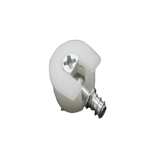 Soporte de estante tres en uno Jin Aoding, conector de plástico blanco para muebles, para armario, ropero y estantería - Product Image 1