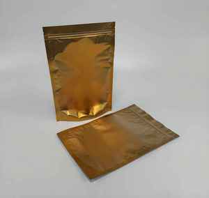 Bolsas de papel de aluminio impresas personalizadas para alimentos, ventana transparente con cremallera resellable y segura para alimentos para almacenamiento de especias, fruta para alimentos para mascotas - Product Image 6