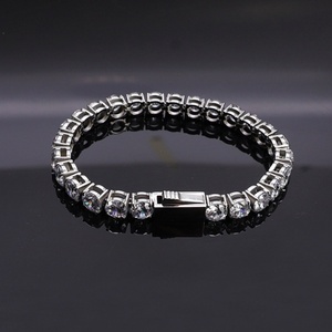 18k <b>Gold</b> Plated 2025 New Design Wholesale Hypoallergenic Custom Zircon Stone Stainless Steel Tennis <b>Bracelet</b> <b>for</b> <b>Women</b> - Product Image 5