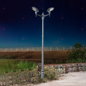 Ngoài trời không thấm nước <span class=keywords><strong>LED</strong></span> năng lượng mặt trời đèn sân vườn cảm biến ánh sáng cơ thể nhôm ấm trắng <span class=keywords><strong>LED</strong></span> màu 3000K 5000K CCT IP65 pin không thấm nước - Product Image 6