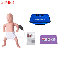 디지털 제어 유아 CPR 소생술 훈련 마네킹, 프린터가 장착된 실시간 피드백 마네킹 의료 교육용