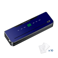 65kPa 120W 30cm 4L/min sec humide ecran LED coupe-sac tuyau externe menage machine sous vide soudeuse emballage alimentaire