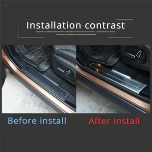 StarNav Plaques de protection de seuil de porte en acier inoxydable pour Land Range 2012-2018 Accessoires automobiles - Product Image 6
