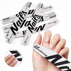 ตะไบเล็บไม้แบบกำหนดเอง 100/180  สองด้าน  แผ่นขัดเล็บ  สำหรับร้านทำเล็บ - Product Image 1