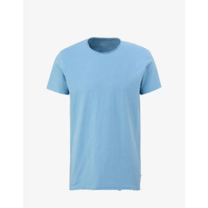 T-shirt personnalisé OEM en coton tricoté, col rond, manches courtes, coupe classique, unisexe, écologique, anti-rétrécissement, respirant - Product Image 4