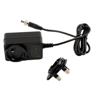 Adaptateur secteur 24w pour appareils intelligents Connexion enfichable 12v 2A Sortie CC pour caméras de vidéosurveillance Sortie CA Connexion enfichable