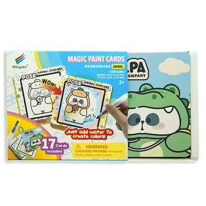 Kartu Cat Air Ajaib Panda 7 Unisex Produk Baru Wingart Kustom Penuh dengan 1 Pena Cat Air untuk Anak Usia 3+ - Product Image 2