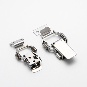 Loquet à levier en acier inoxydable, à ressort, plaqué zinc, avec cylindres de verrouillage et pince de serrage - Product Image 5