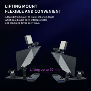 <span class=keywords><strong>Teleprompter</strong></span> portátil FEELWORLD TP13A para capacitación educativa Cursos en línea Webinars con soluciones de marca personalizadas - Product Image 2
