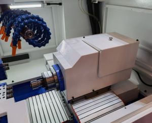 Công nghệ Nhật Bản vừa làm nhiệm vụ tự động swiss-loại máy tiện CNC trục chính kép 5 trục với đôi cọc - Product Image 5