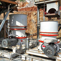 Concasseur à cône hydraulique monocylindre populaire modèle CC avec entretien facile pour diverses applications de traitement de minerai