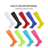 Chaussettes de football LINGTU CDP522 blanches, fines, respirantes, pour l'été, chaussettes de football professionnelles, tissu en maille, nylon, chaussettes longues de football
