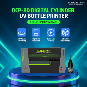 Imprimante UV numérique rotative SUBLISTAR DCP-80, meilleure imprimante UV cylindrique, machine d'impression UV 360° pour cadeaux de poupées matryoshka - Product Image 2