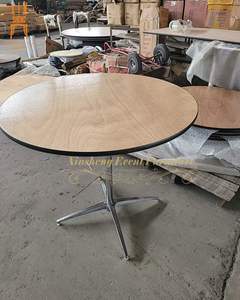 Muebles de exterior Mesa de Bar de acero Cocina Hotel Comedor Cóctel Mesa de hotel para banquete Fiesta - Product Image 5