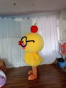 Funtoys - Mascota de Peluche de <span class=keywords><strong>Pollo</strong></span> Amarillo Personalizada para Adultos, Animal de <span class=keywords><strong>Dibujos</strong></span> <span class=keywords><strong>Animados</strong></span> <span class=keywords><strong>con</strong></span> <span class=keywords><strong>Gafas</strong></span>, en Venta - Product Image 2