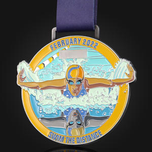 Özelleştirilmiş onur geçmişi ve kültür madalya dikdörtgen <span class=keywords><strong>Metal</strong></span> madalya spor maraton madalyası ödüller satılan yüksek kalite ve düşük fiyat - Product Image 1