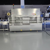 Machine de scellage automatique à grande vitesse pour barquettes, machine de scellage sous vide à l'azote, ligne de production d'emballage sous atmosphère modifiée |   Scelleuse de barquettes