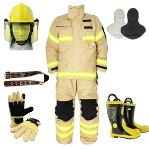 Firefighter Suits Different Style Can Do OEM Factory Sale EN469 Aramid Nomex Fire Retardant FireFighting Suits