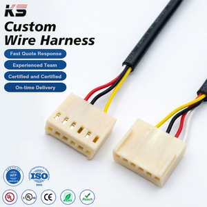 Özel 6 Pinli 2.0mm Aralıklı Konnektör Kablo Demeti, 6 Çekirdekli Kalaylı Bakır Takılabilir Kablo, Elektronik Cihazlar için RoHS Uyumlu - Product Image 1