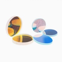 Verre optique industriel en gros avec revêtement antireflet, diamètre personnalisable, lentille de protection pour réflecteur laser, lentilles 505