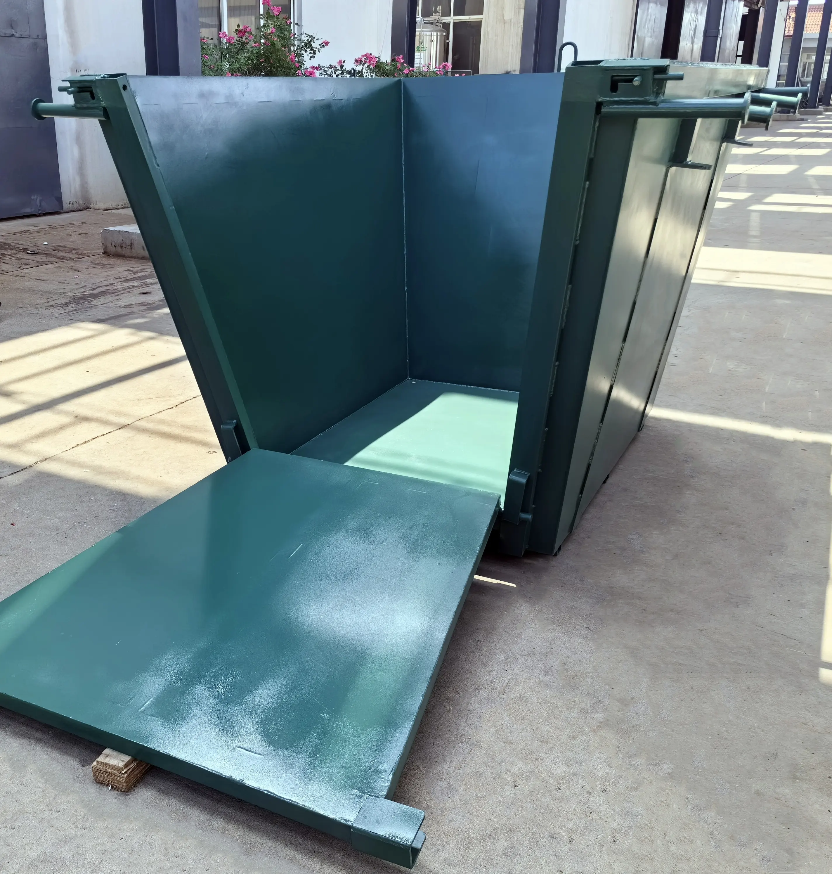 Rubbish Skip Bins Manufacturer For Solid Waste Recycling Cabinet Skip Bins Metal Scrap Metal Skip Bin Garbage Skip Dumpster