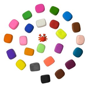 Argile à séchage à l'air chaudement recommandée, pâte à modeler avec outils pour enfants, 24 couleurs, jouets non toxiques pour enfants, argile à séchage à l'air - Product Image 2