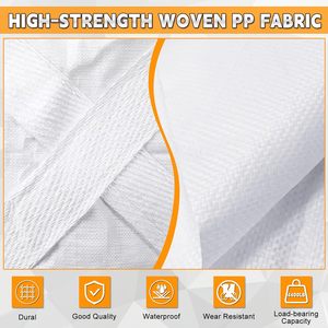 ถุง FIBC แบบดัฟเฟิลท็อป ฐานแบน สำหรับงานหนัก บรรจุภัณฑ์พลาสติกสำหรับอุตสาหกรรม เกษตรกรรม และก่อสร้าง ความจุ 1000 กก. - Product Image 3