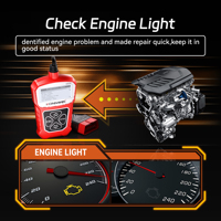 Lector de Códigos Automotriz KONNWEI KW310, Herramienta de Escaneo OBD2 para Reiniciar la Luz de Verificación del Motor, Prueba de Listez I/M, Prueba del Sensor de Oxígeno, Escáner CAN Bus