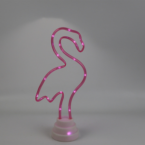 Los niños de la habitación del <span class=keywords><strong>flamenco</strong></span> bajo MOQ aman las luces LED de la decoración del <span class=keywords><strong>flamenco</strong></span> de la Navidad - Product Image 4