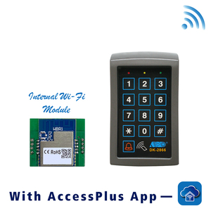 APO DK-2866 (P0) ปุ่มกดควบคุมการเข้าออกแบบสแตนด์อโลนสีเทาพร้อมเครื่องอ่าน RFID และฟังก์ชั่นสัญญาณเตือนภัยสามเอาต์พุต - Product Image 3