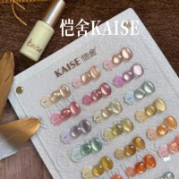 KAISE Kit de vernis gel UV effet œil de chat 18 couleurs, non toxique, longue tenue, emballage écologique, pour salon de manucure professionnel
