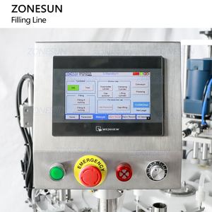 ZONESUN ZS-AFCL6 Línea Automática de Llenado, Tapado y Etiquetado de Botellas de Vidrio con Rodillo para Perfume, Aceite, Desodorante y Líquidos Cosméticos - Product Image 2