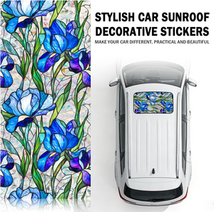 Film pour toit ouvrant de voiture sur mesure, imprimé UV, autocollant statique, résistant à l'eau, amovible - Product Image 6