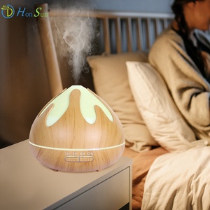 B2B thị trường Magma vết nứt núi lửa khuếch tán mùi hương máy siêu âm Mist Maker LED bảy màu đèn xe khuếch tán - Product Image 3