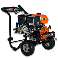 Nettoyeur haute pression professionnel portable OHV 4000psi/275bar à essence avec pompe triplex pour le lavage de voitures et de bateaux