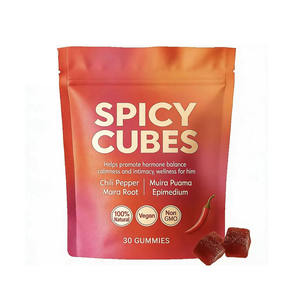 Gomitas de Suplementos Herbales, Cubos Picantes, Procesamiento OEM Personalizado - Product Image 1