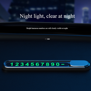 ที่ยึดในรถทนทานพร้อมป้ายหมายเลขที่จอดรถชั่วคราวบัตรโทรศัพท์ดิจิทัลที่ซ่อนอยู่สำหรับรถยนต์การเข้าถึงที่สะดวกสำหรับการ<span class=keywords><strong>โทร</strong></span>ศัพท์ - Product Image 3