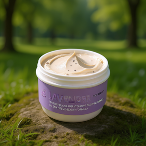 Mascarilla Facial de Lavanda Hidratante, Calmante y Reafirmante para Todo Tipo de Piel, Fórmula K-Beauty - Product Image 3