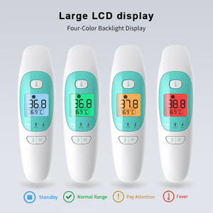 Thermomètre numérique infrarouge 3-en-1 approuvé MDR pour oreille et front, enfants et adultes, écran LCD, garantie 12 mois, classe <span class=keywords><strong>AOJ</strong></span> - Product Image 5
