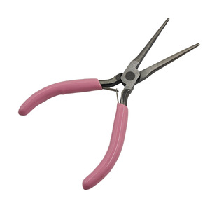 Portable Pink Metal Mini Diagonal Pliers Sets Round Bent <strong>Needle</strong> Nose Cutter Handcraft <strong>Beading</strong> for DIY Jewelry Making - Product Image 4