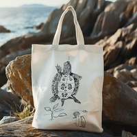 Sac fourre-tout en toile à motif écaille de tortue avec logo personnalisé pour femme, idéal pour le quotidien, le shopping et les voyages scolaires